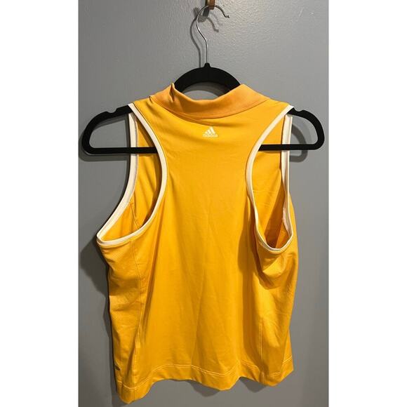 NWT Adidas Sleeveless Golf Top in Tangerine - Picture 3 of 9